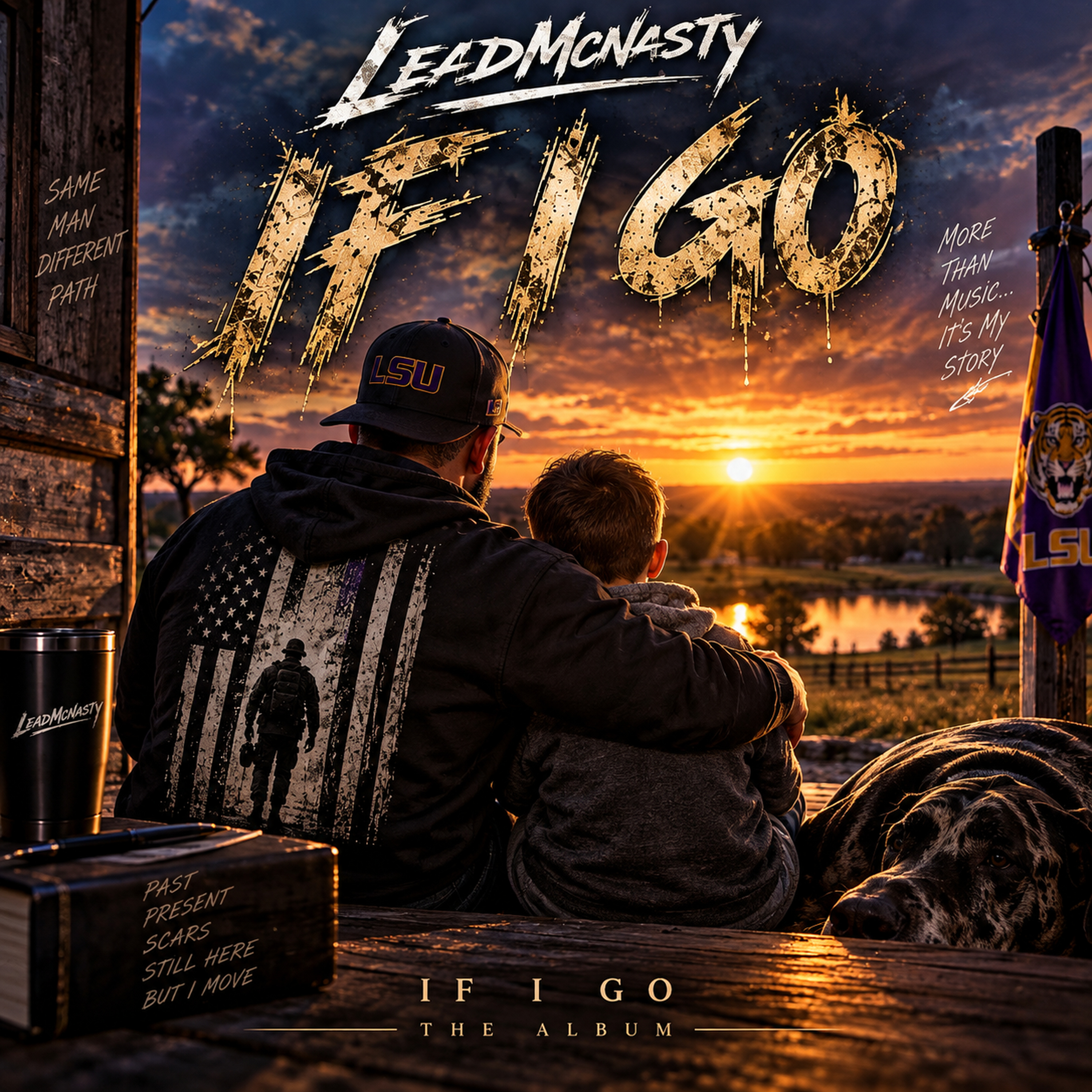 IF I GO album cover by LeadMcNasty